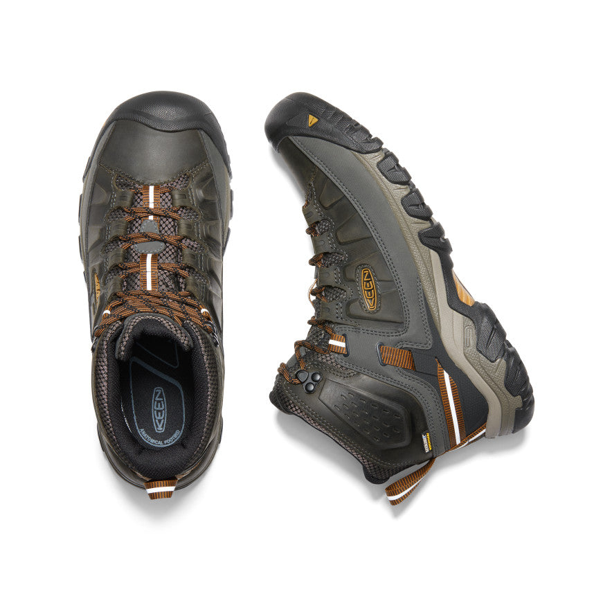 Men's Targhee III Waterproof Mid Black Olive/Golden Brown