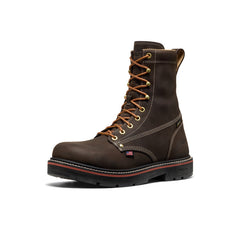 Men's Liberty 8" Waterproof 90° Heel Boot (Carbon Toe) Coffee Bean/Black