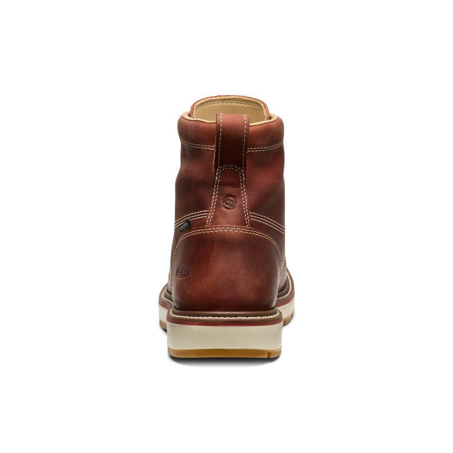 Men's Liberty 6" Waterproof 90° Heel Boot (Carbon Toe) Bombay Brown/Gum