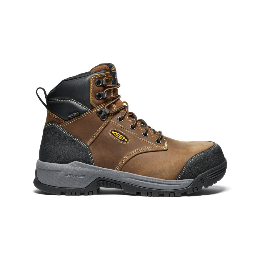 Men's CSA Evanston 6" Waterproof Boot (Carbon Toe) Bison/Black