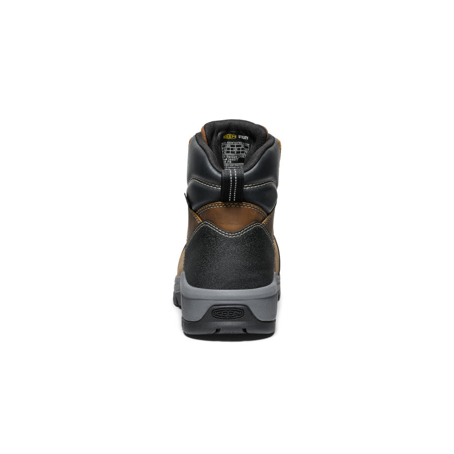 Men's CSA Evanston 6" Waterproof Boot (Carbon Toe) Bison/Black
