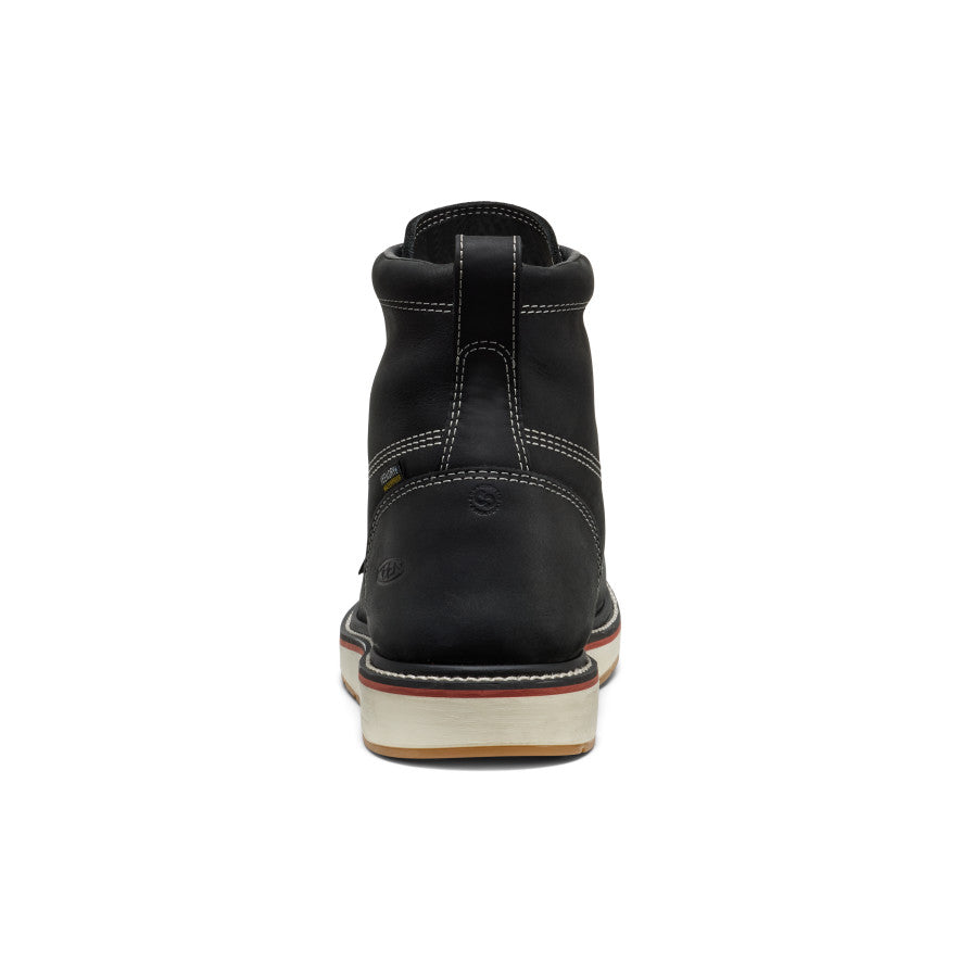 Men's Liberty 6" Waterproof Boot (Carbon Toe) Black/Gum