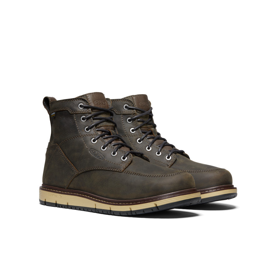 Men's San Jose 6" Waterproof Boot (Soft Toe) Cascade Brown
