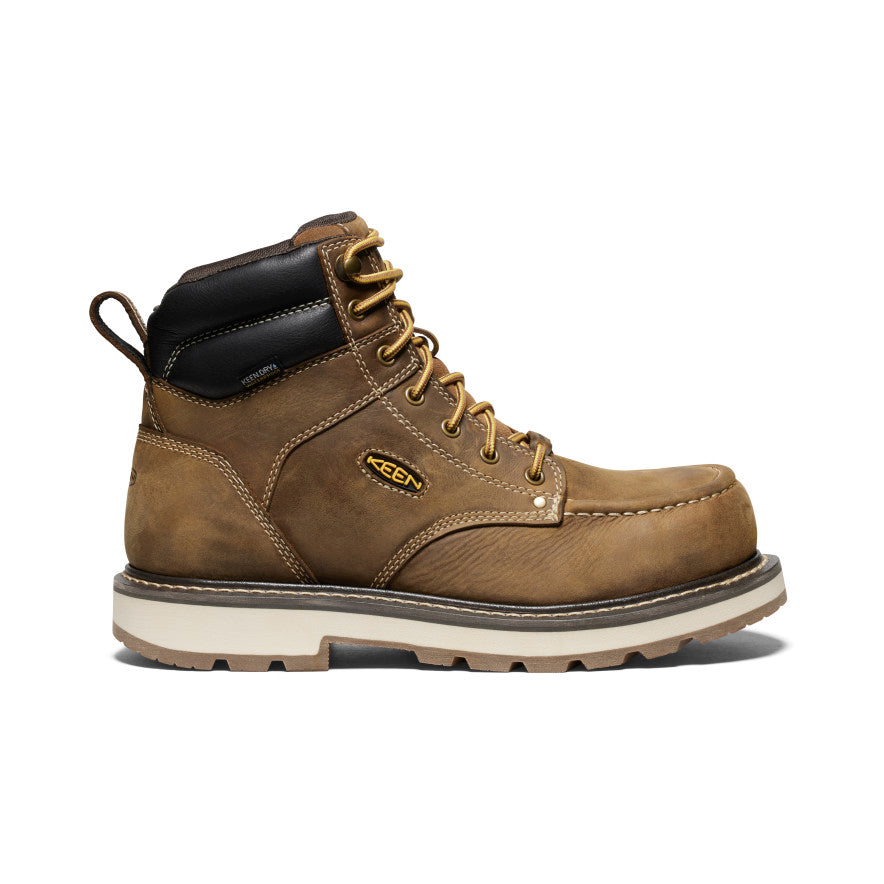 Men's Cincinnati 6" Waterproof 90° Heel Boot (Carbon Toe) Belgian/Sandshell