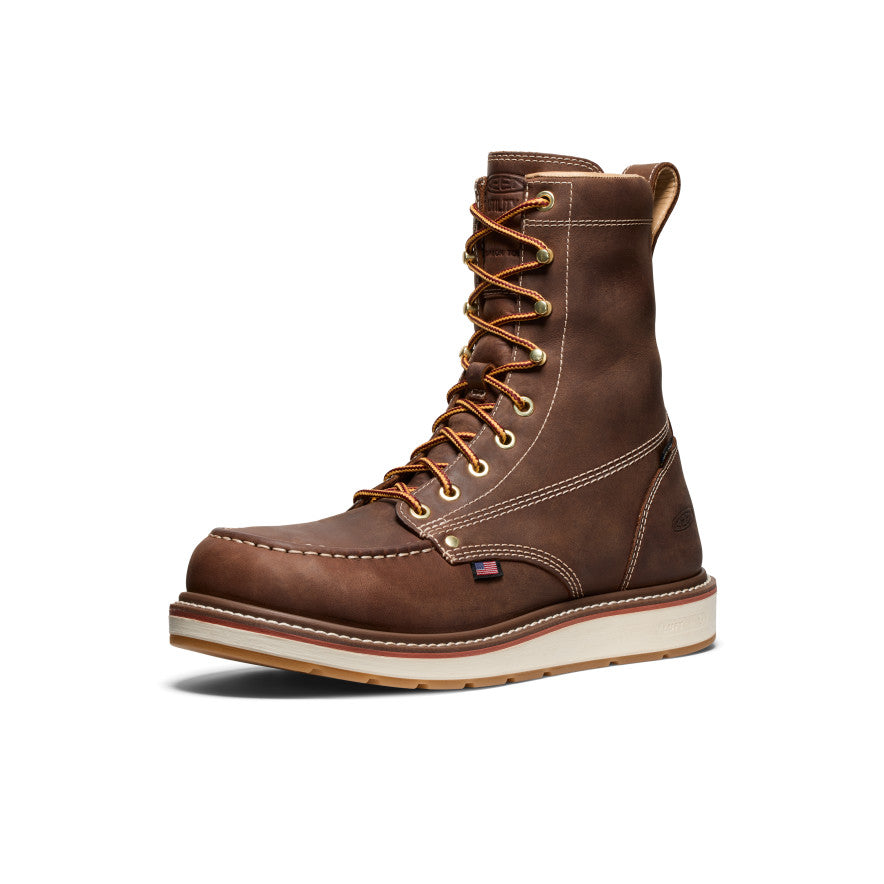 Men's Liberty 8" Waterproof Boot (Carbon Toe) Chestnut/Gum