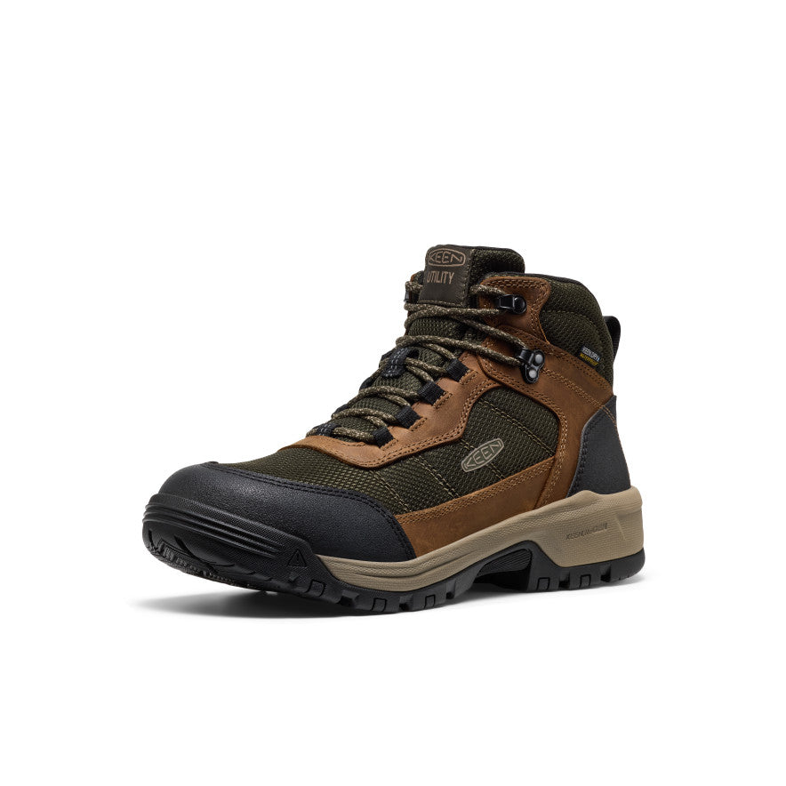 Men's Skokie Waterproof Work Boot (Soft Toe) Forest Night/Black