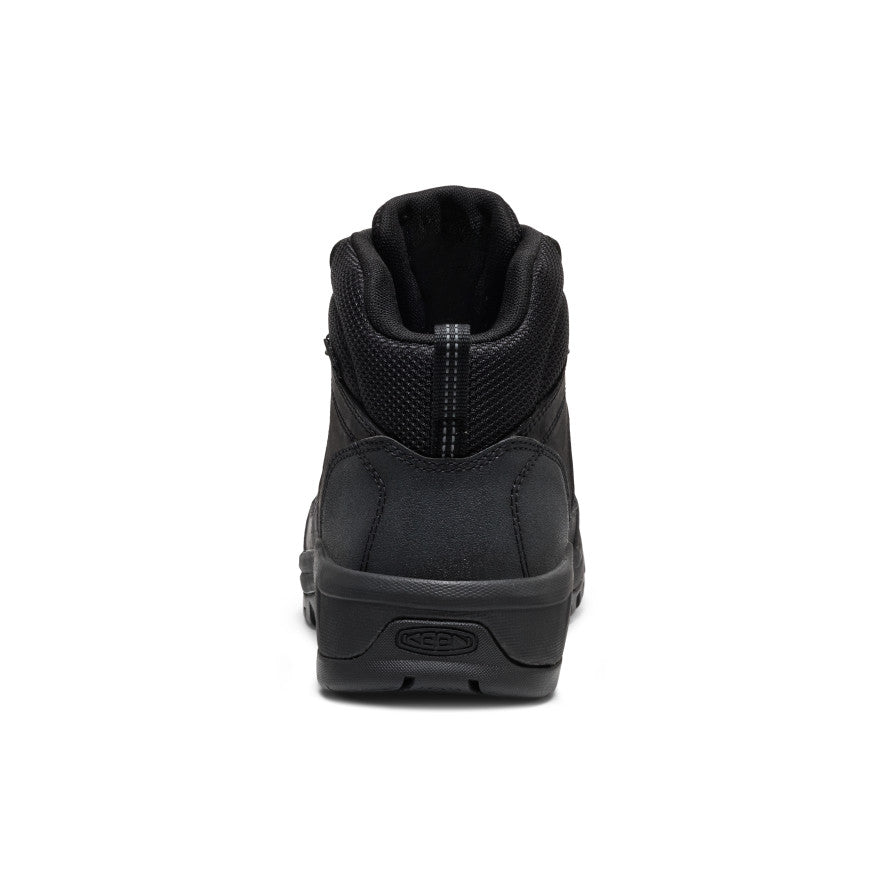 Men's Skokie Waterproof Work Boot (Soft Toe) Black/Black