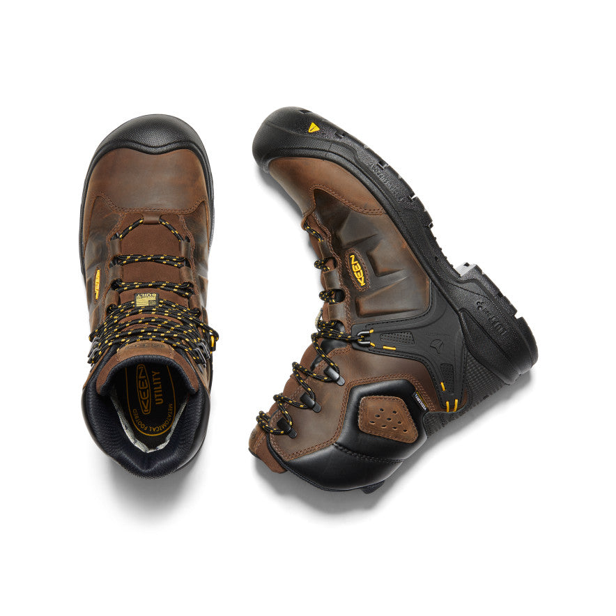 Men's Dover 8" Insulated Waterproof Boot (Carbon Toe) Dark Earth/Black
