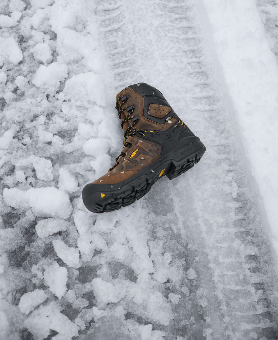 Men's Dover 8" Insulated Waterproof Boot (Carbon Toe) Dark Earth/Black