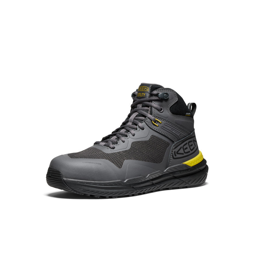 Men's Synchro Waterproof Work Boot (Carbon Toe) Magnet/Black