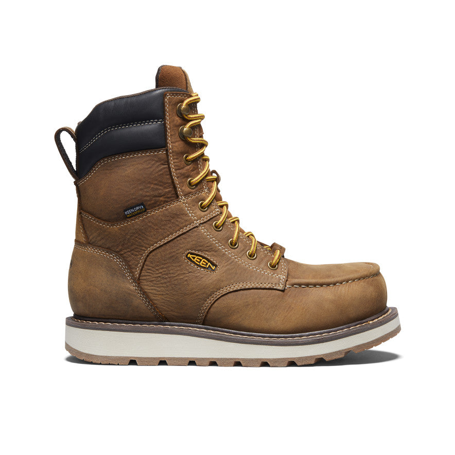 Men's Cincinnati 8" Waterproof Boot (Carbon Toe) Belgian/Sandshell