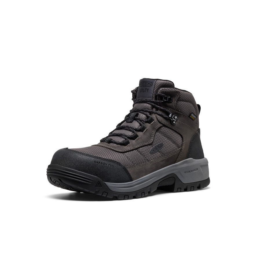 Men's Skokie Waterproof Work Boot (Carbon Toe) Magnet/Black