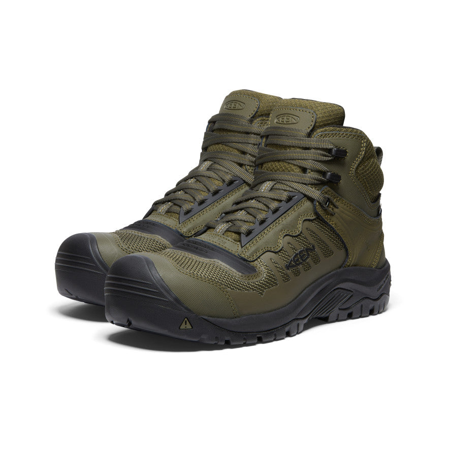 Men's Reno Mid Waterproof (Carbon Toe) Dark Olive/Black
