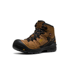 Men's Targhee IV Waterproof Work Boot (Soft Toe) Belgian/Black