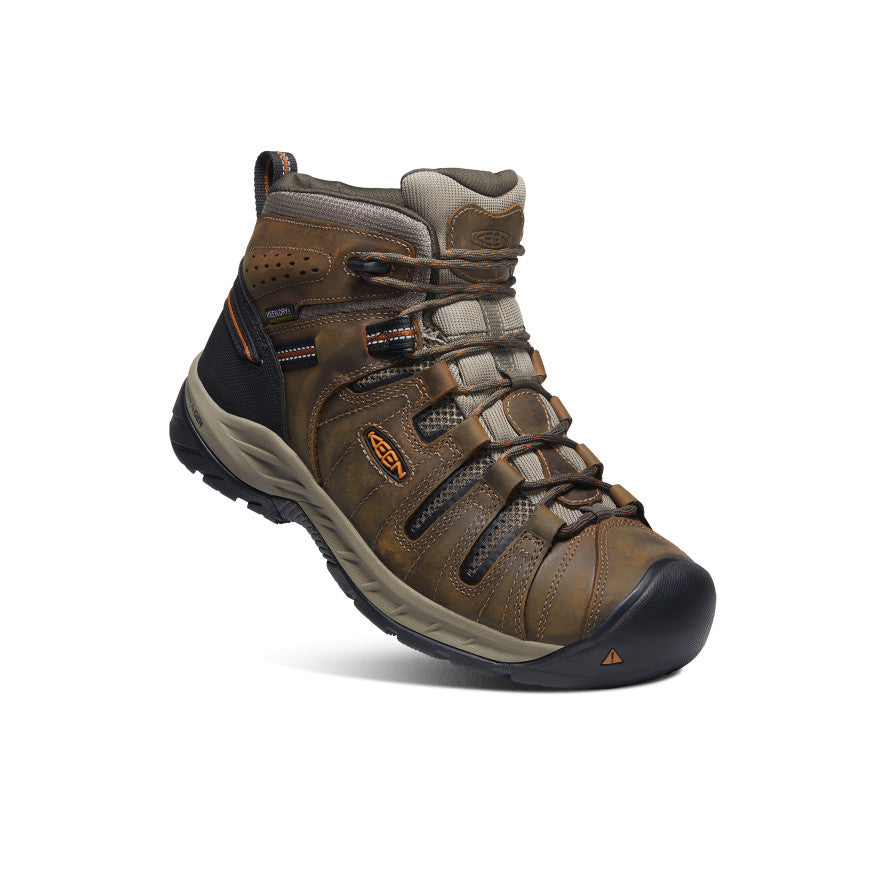 Men's Flint II Waterproof Mid (Soft Toe) Black Olive/Brindle