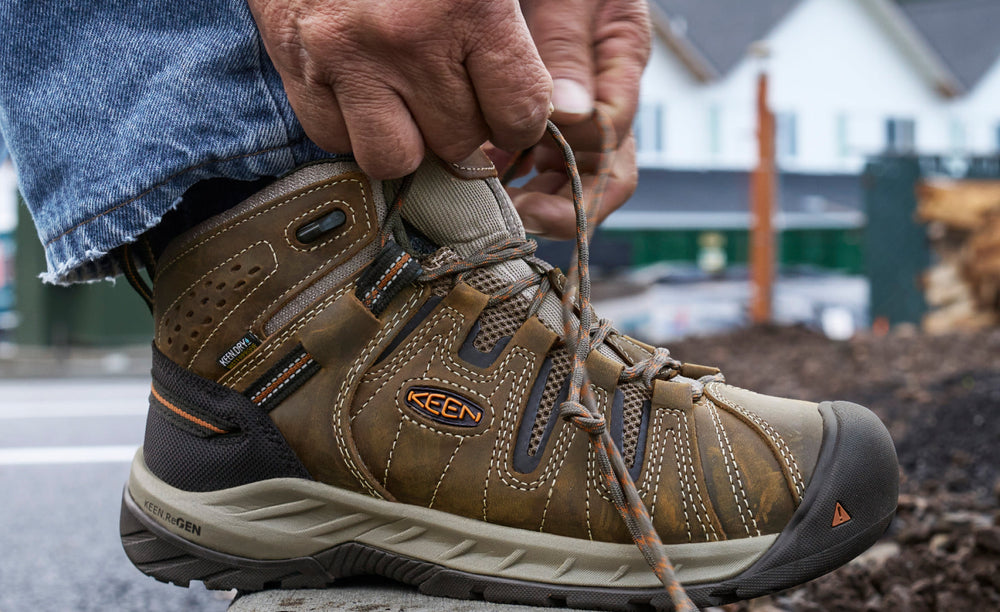 Men's Flint II Waterproof Mid (Soft Toe) Black Olive/Brindle