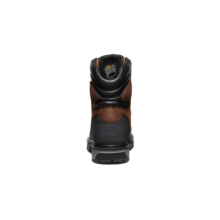 Men's Camden 8" Insulated Waterproof Boot (Carbon Toe) Leather Brown/Black