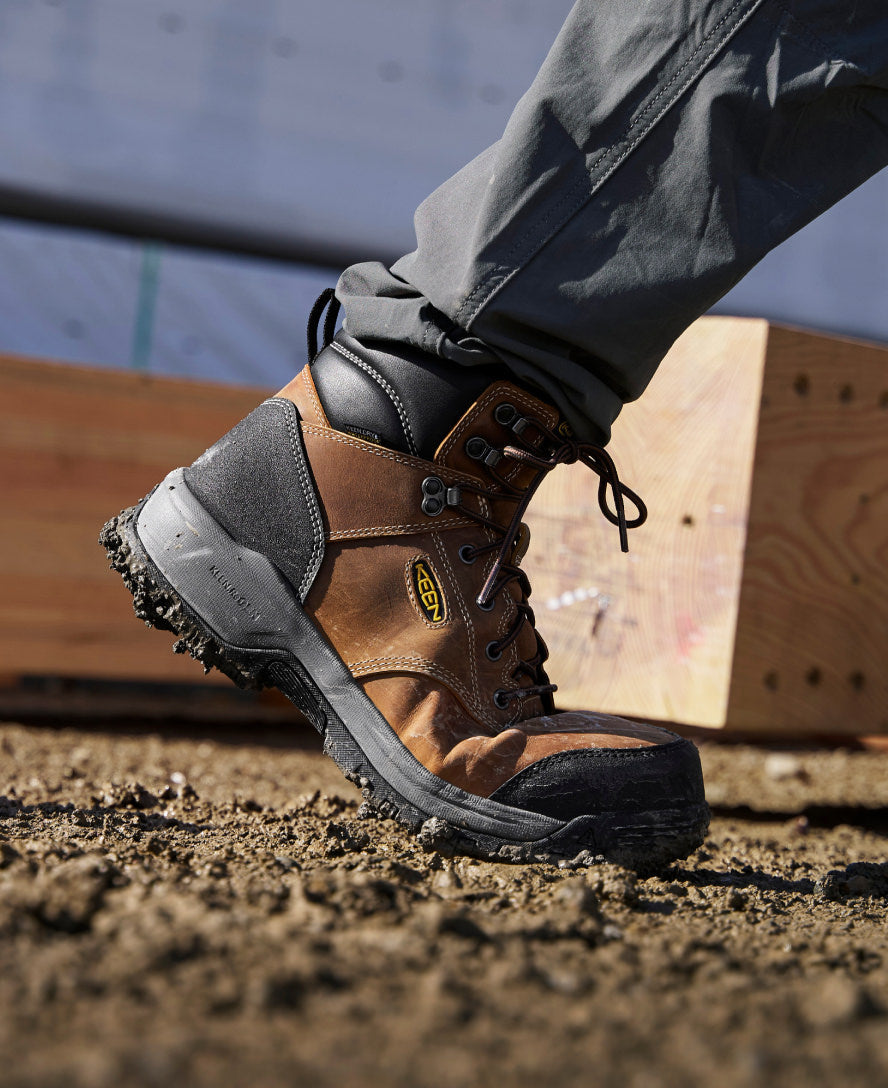 Men's Evanston 6" Insulated Waterproof Boot (Carbon Toe) Bison/Black