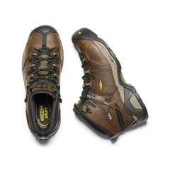 Men's Detroit XT Waterproof Boot (Steel Toe) Cascade Brown/Bronze Green