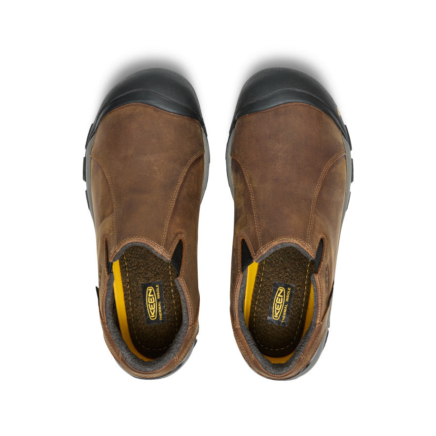 Men's Brixen Waterproof Shoe Wide Slate Black/Madder Brown
