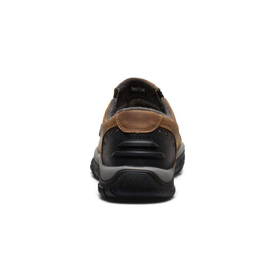Men's Brixen Waterproof Shoe Wide Slate Black/Madder Brown