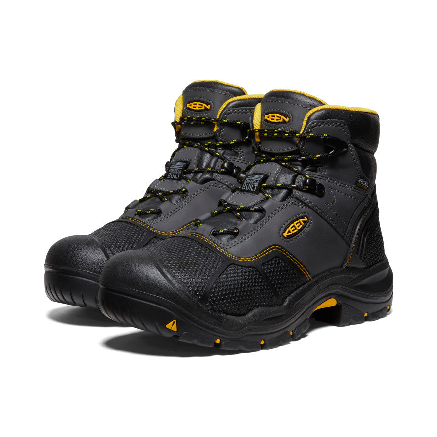 Men's Logandale Waterproof Boot (Steel Toe) Raven/Black