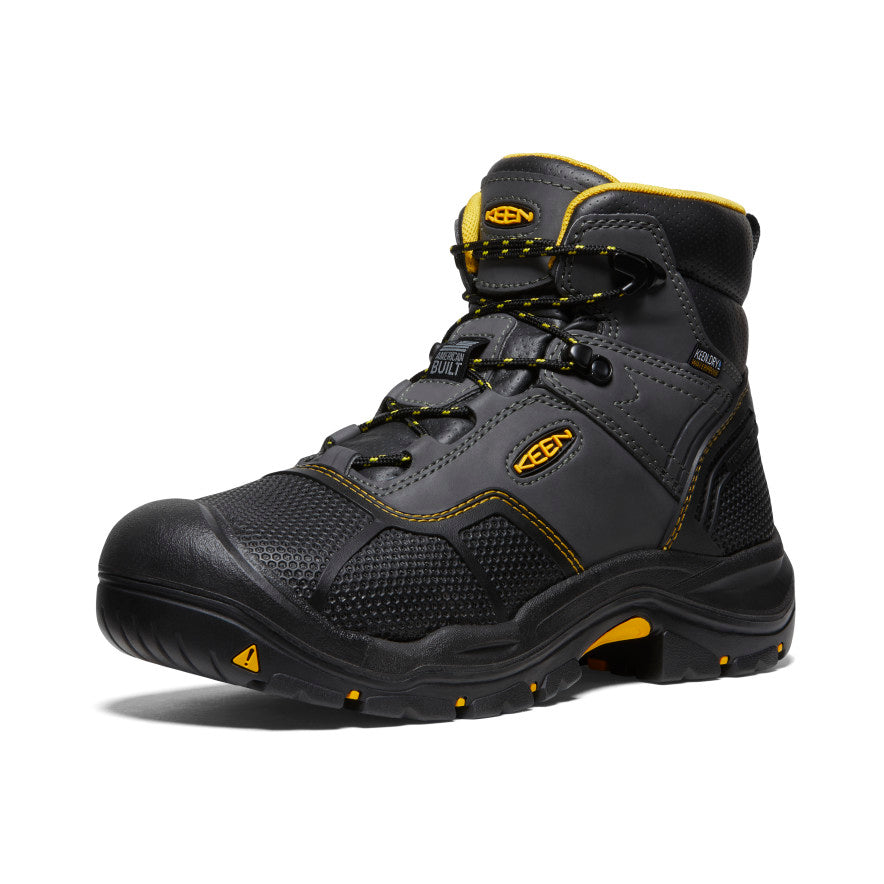 Men's Logandale Waterproof Boot (Steel Toe) Raven/Black