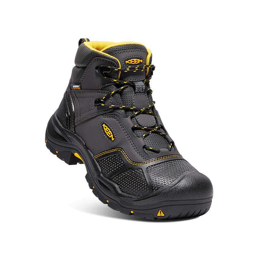 Men's Logandale Waterproof Boot (Steel Toe) Raven/Black