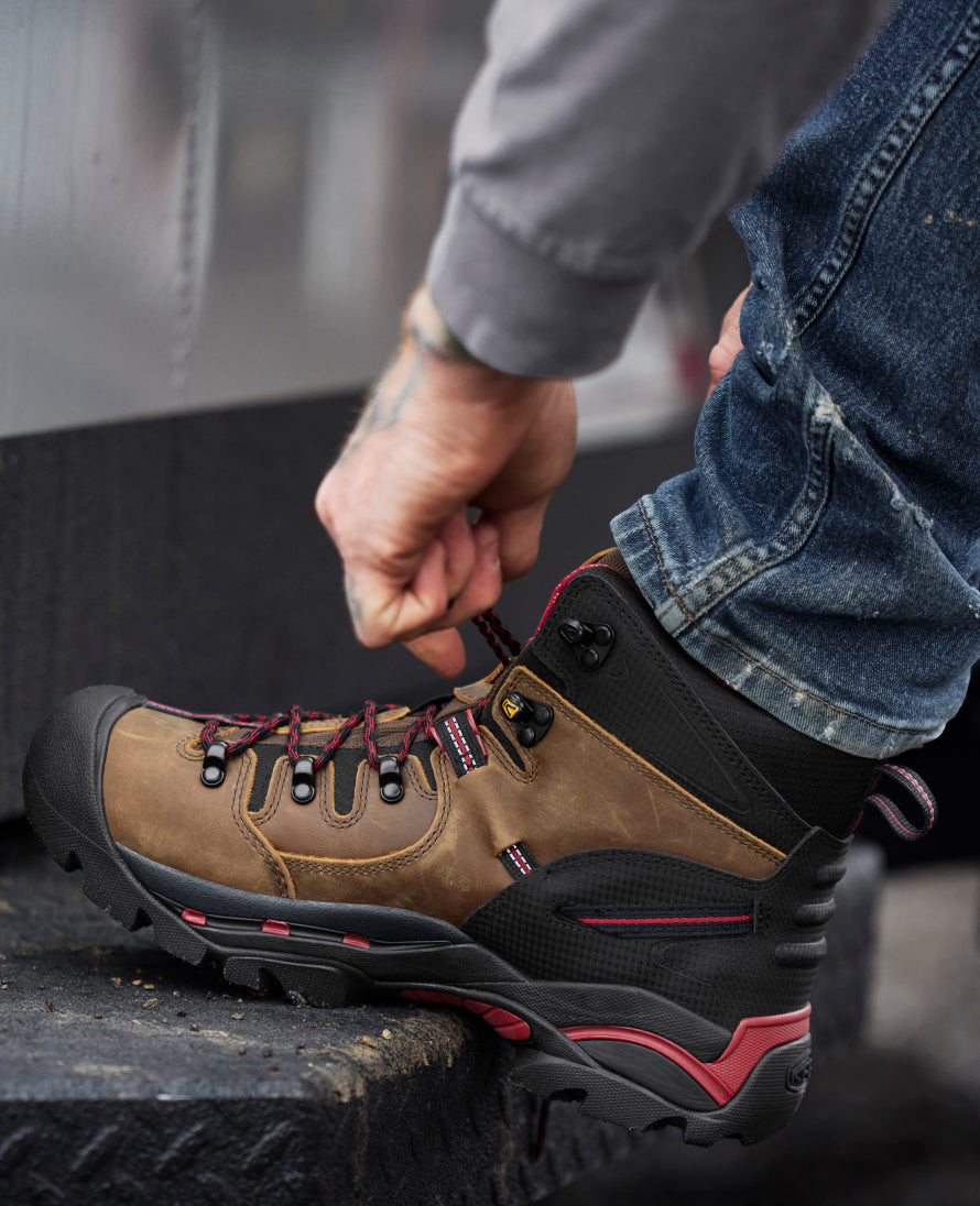 Men's Pittsburgh 6" Waterproof Boot (Steel Toe) Bison