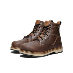 Men's San Jose 6" Waterproof 90° Heel Boot (Aluminum Toe) Bison/Black