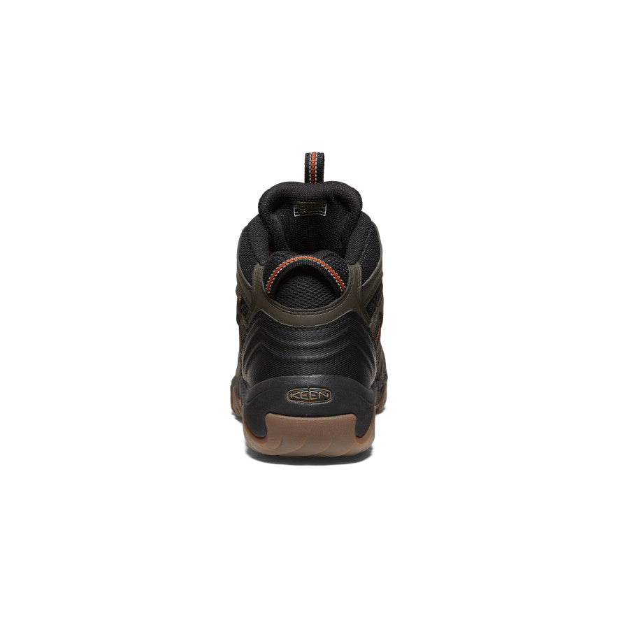Men's Headout Waterproof Hiking Boot Black Olive/Fossil Orange