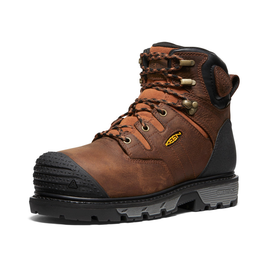 Men's Camden 6" Waterproof Boot INT MET (Carbon Toe) Leather Brown/Black