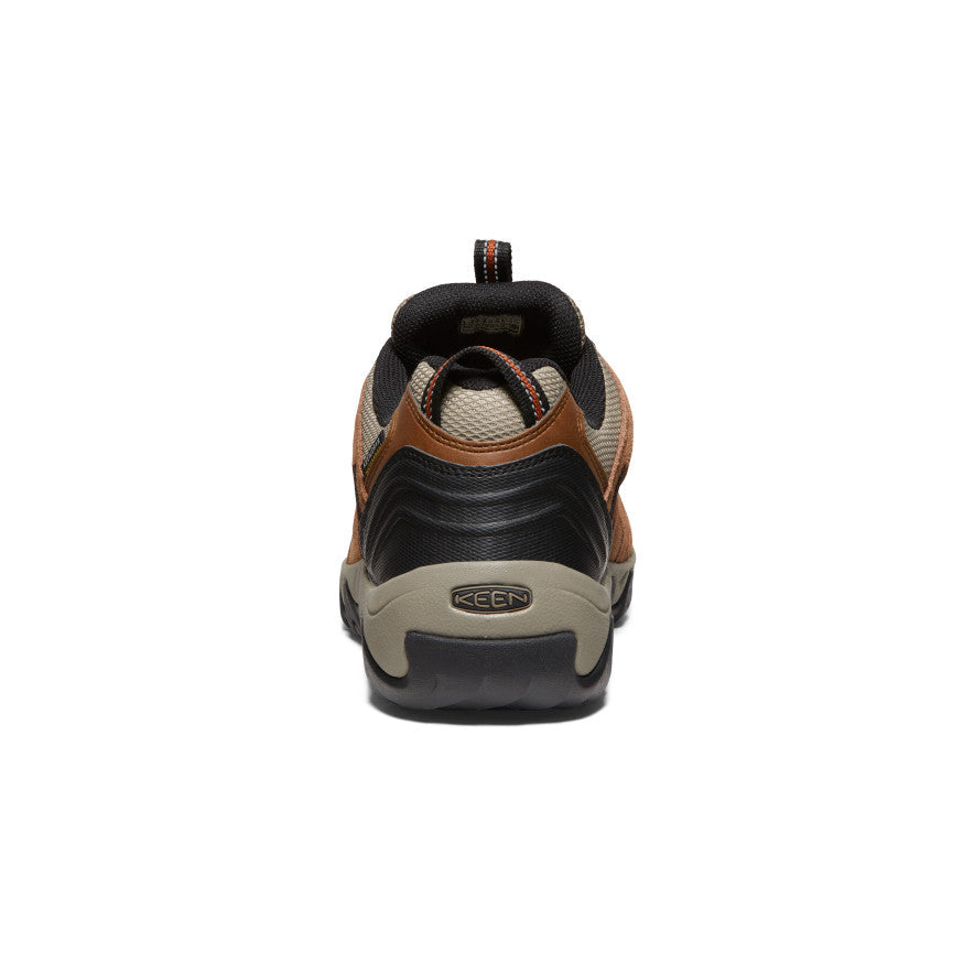 Men's Headout Waterproof Hiking Shoe Bison/Fossil Orange