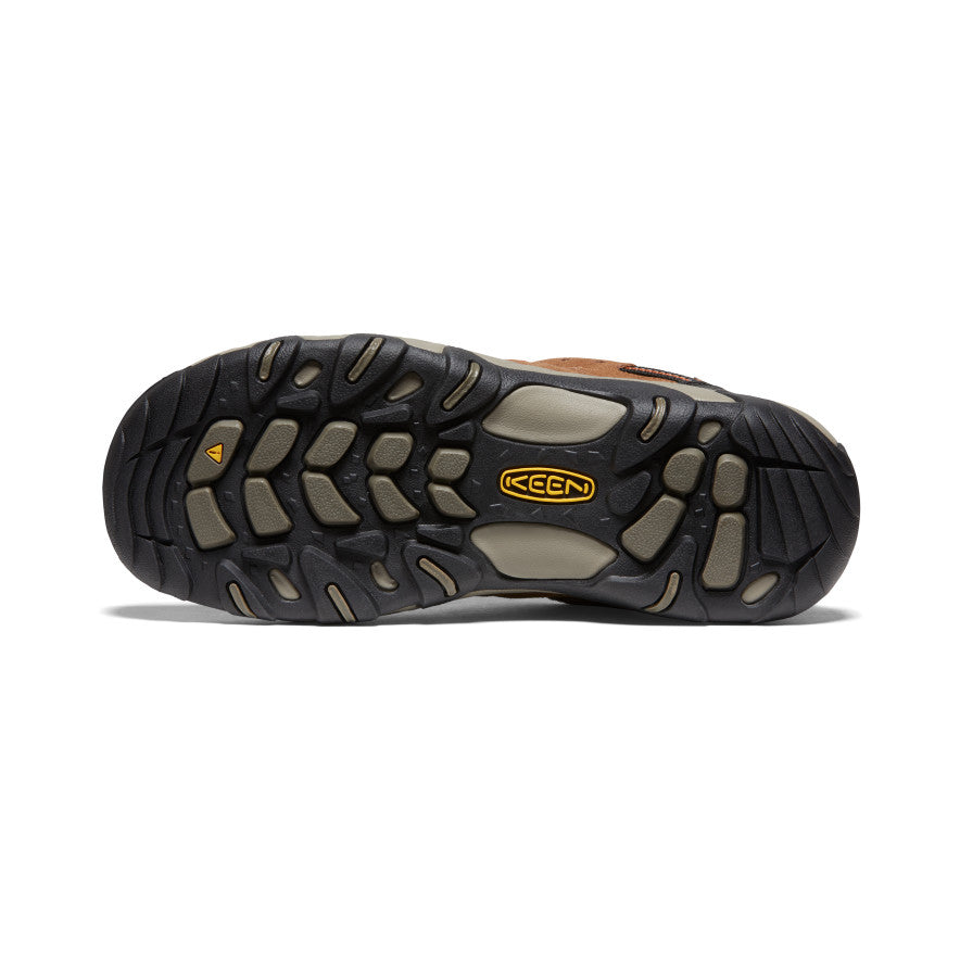 Men's Headout Waterproof Hiking Shoe Bison/Fossil Orange