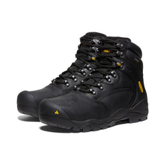 Men's Louisville 6" Waterproof Boot (Steel Toe) Black