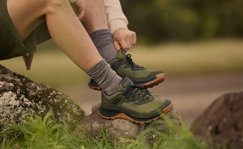 Men's Hightrail Waterproof Hiking Shoe Winter Moss/Gold Flame