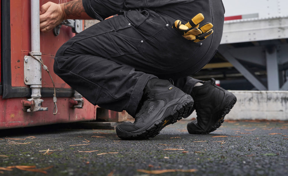 Men's Reno Waterproof Mid (Soft Toe) Black/Black