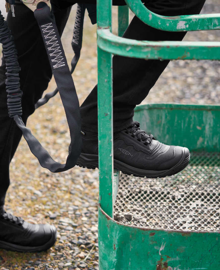 Men's Reno Waterproof Mid (Soft Toe) Black/Black