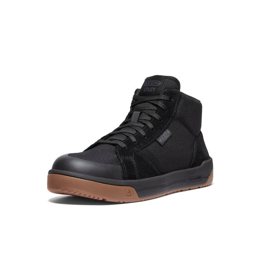 Men's Kenton Mid Work Shoe (Carbon Toe) Black/Gum