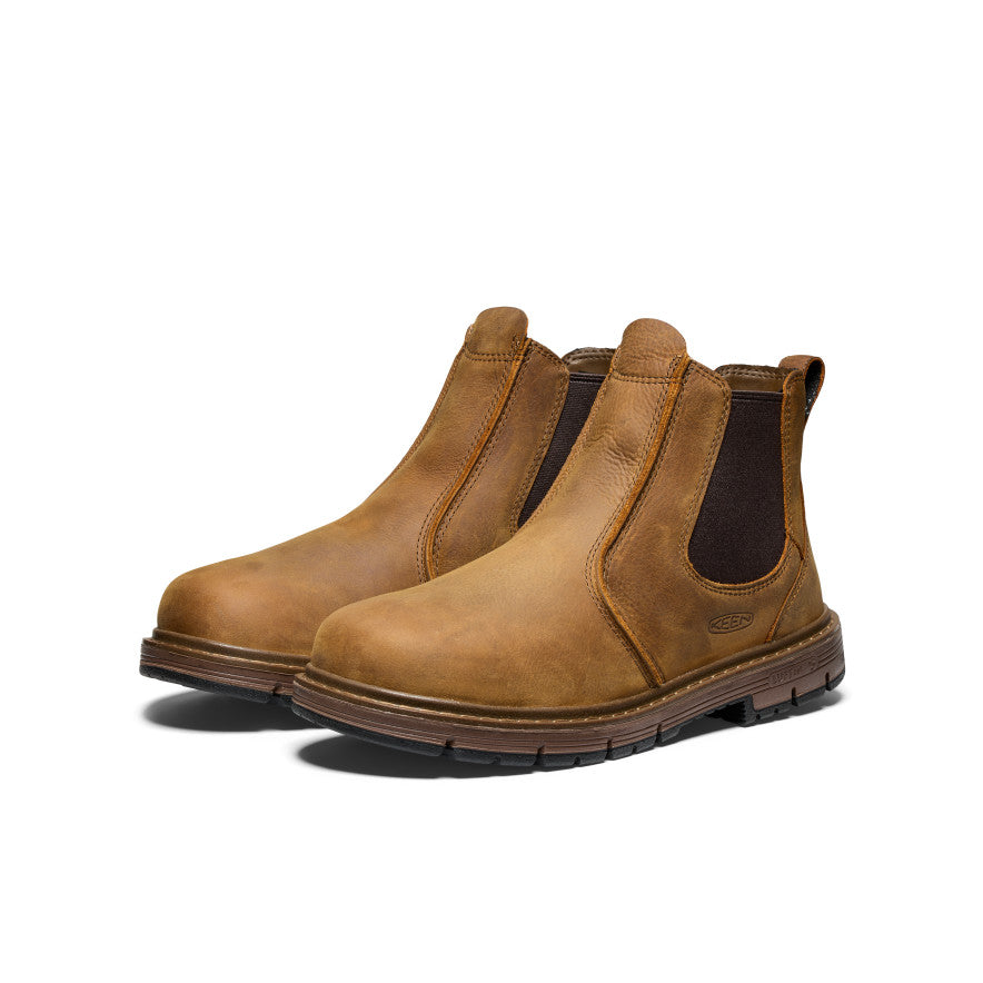 Men's San Jose Chelsea 90° Heel Boot (Soft Toe) Belgian/Gum