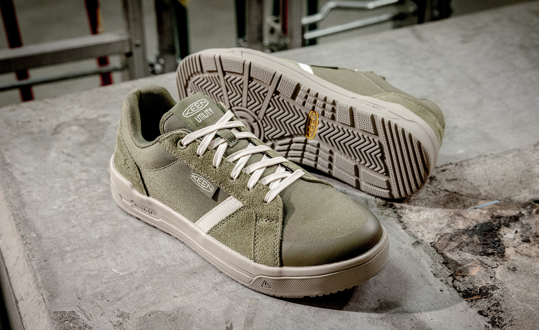 Men's Kenton Work Shoe (Soft Toe) Winter Moss/Birch