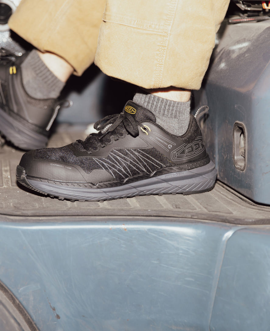 Men's Speedworks Work Sneaker (Carbon Toe) Black/Steel Grey