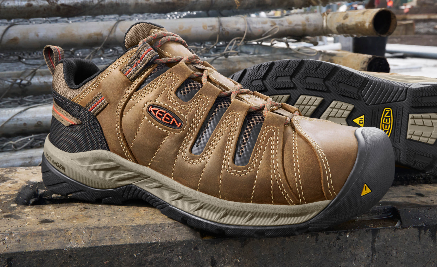 Men's Flint II (Steel Toe) Gargoyle/Paloma