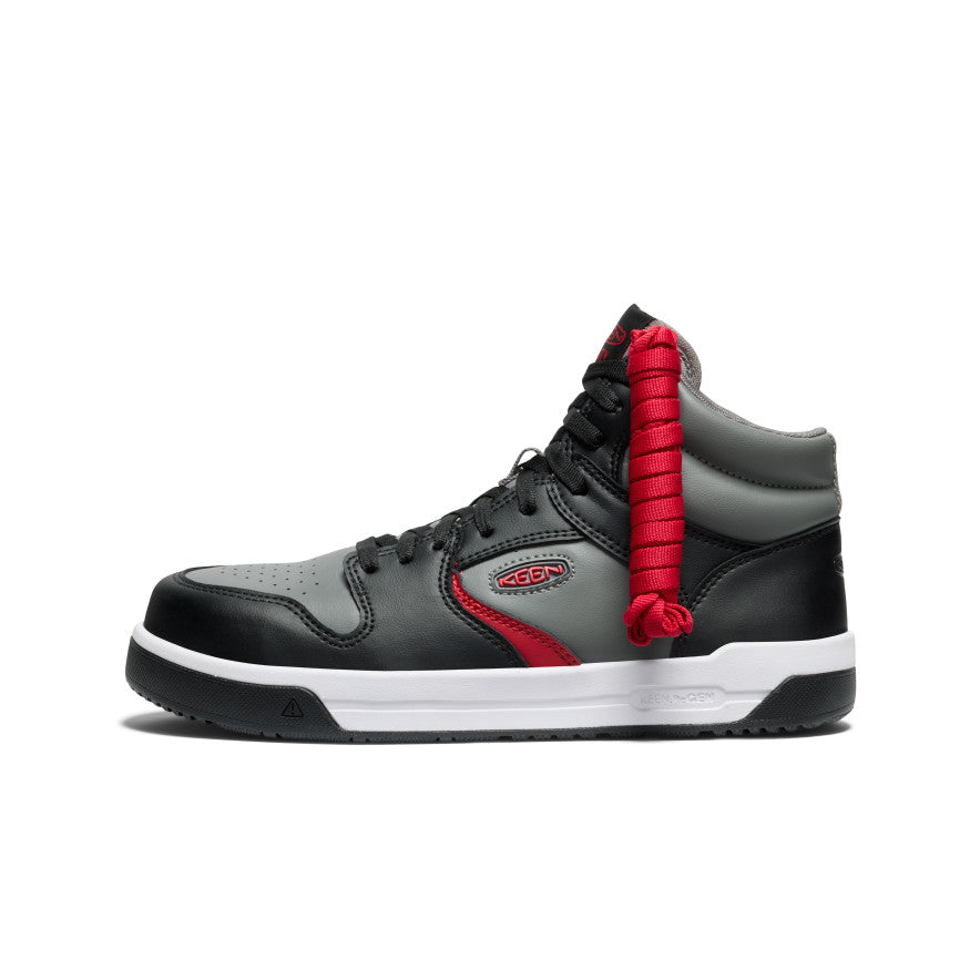 Men's Overton Mid Work Shoe (Carbon Toe) Steel Grey/Black