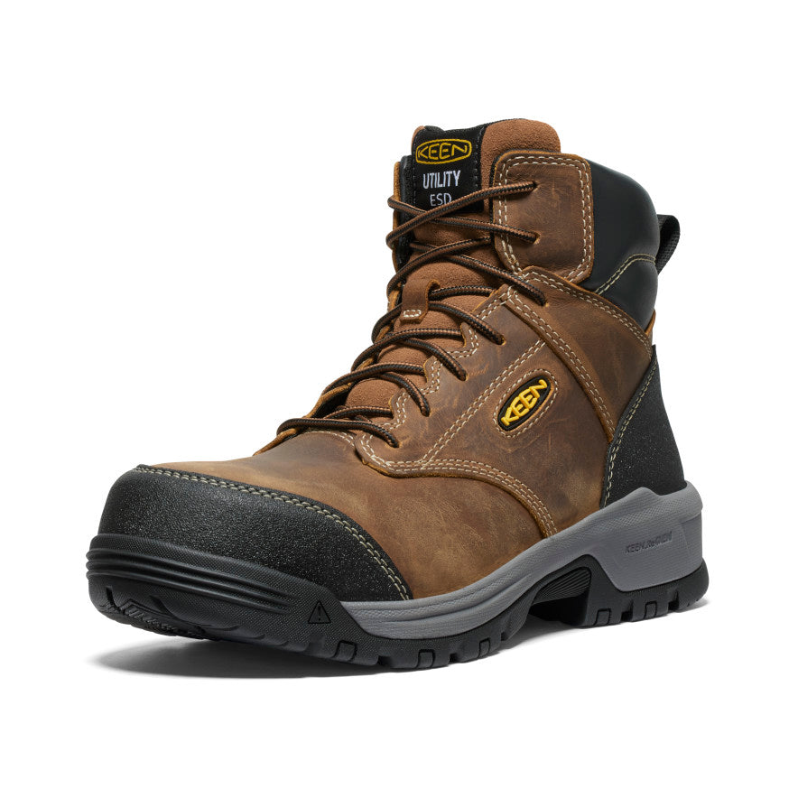 Men's Evanston 6" ESD Boot (Carbon Toe) Bison/Black