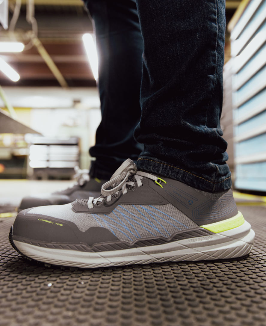 Men's Speedworks ESD Work Sneaker (Carbon Toe) Steel Grey/Vintage Indigo