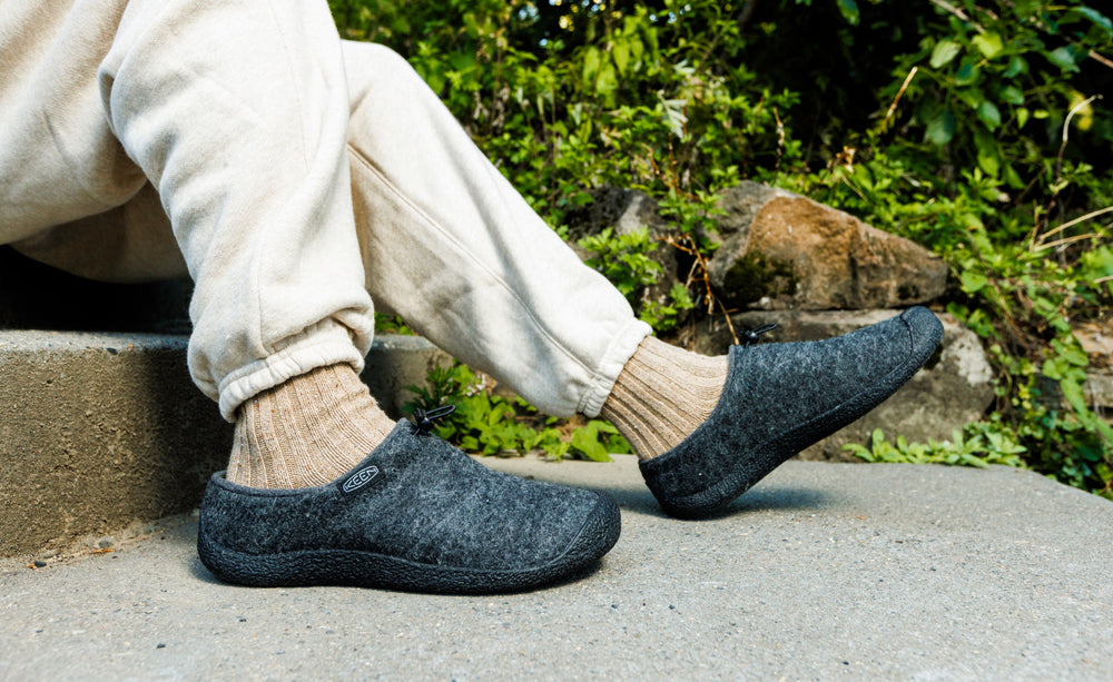 Men's Howser III Slide Charcoal Grey Felt/Black