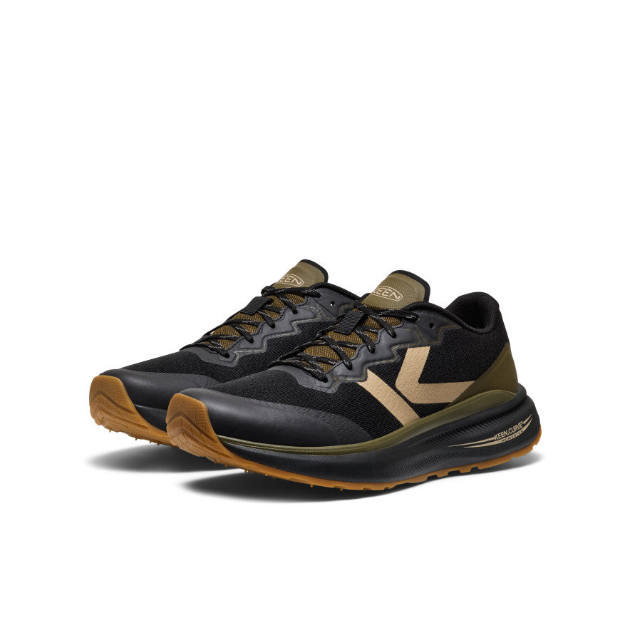 Men's WK500 Walking Shoe Black/Dark Olive