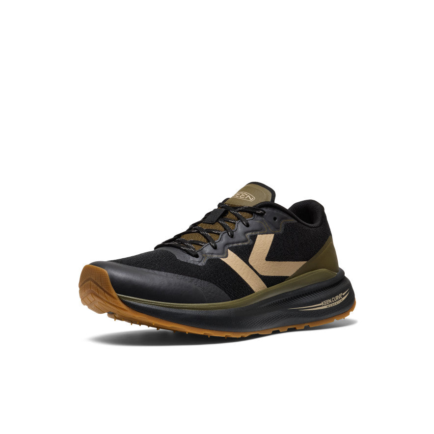 Men's WK500 Walking Shoe Black/Dark Olive