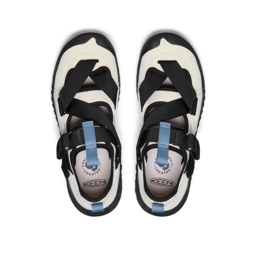 All Gender Hoodzerra Sandal Silver Birch/Black